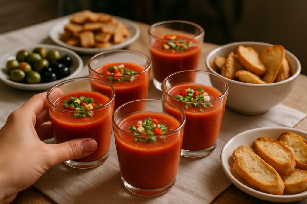 gaspacho à l'apéro
