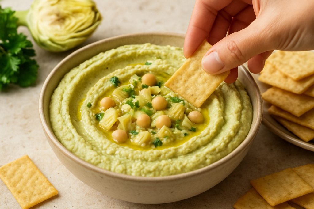 houmous à l'artichaut