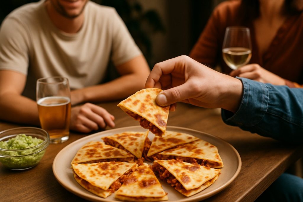 apéro Quesadillas au chorizo