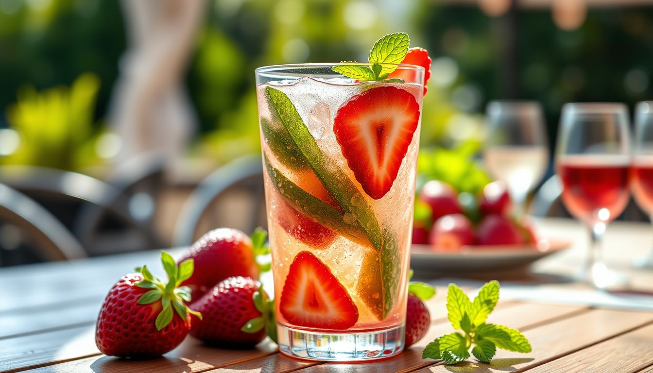 Cocktail sans alcool fraises menthe : la recette fraîche qui va faire sensation à l&rsquo;apéritif