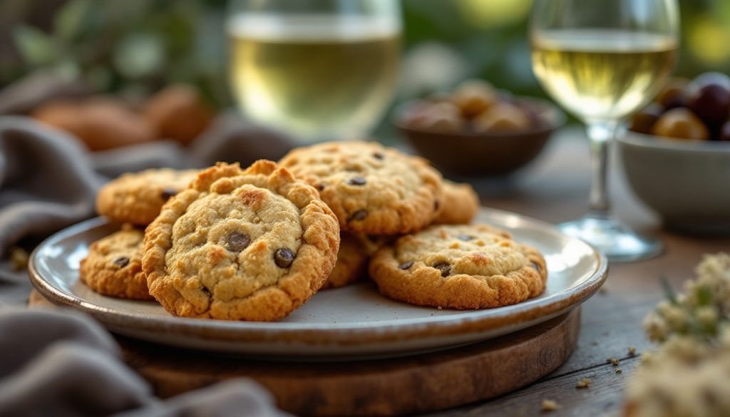 cookies au quinoa et aux olives à l'apéro