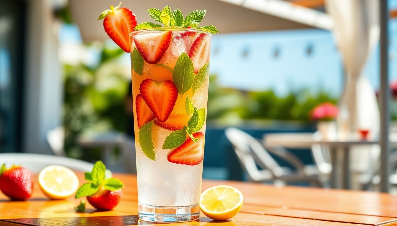 Voici le mojito fraise qui va relancer tous vos apéros entre amis