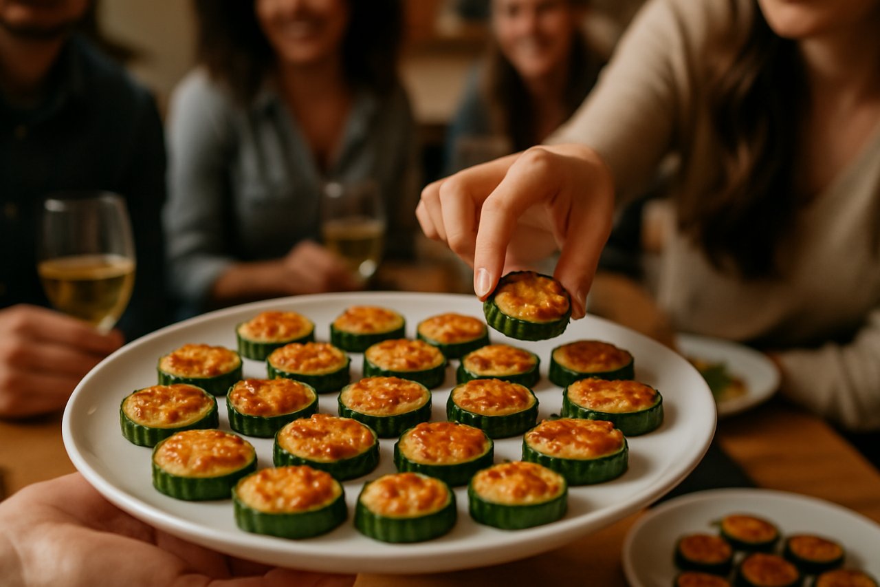 Courgettes à l’apéro : ces petites bouchées légères se préparent en un clin d’œil