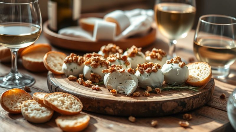 Ces boulettes fondantes au chèvre et aux noix sont l’idée parfaite pour un apéro réussi