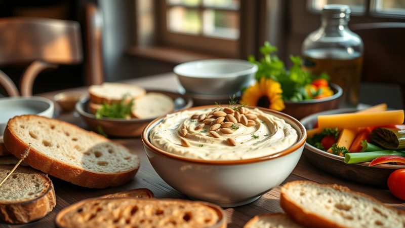 Houmous à l’artichaut et graines de tournesol : la recette qui va transformer votre apéritif