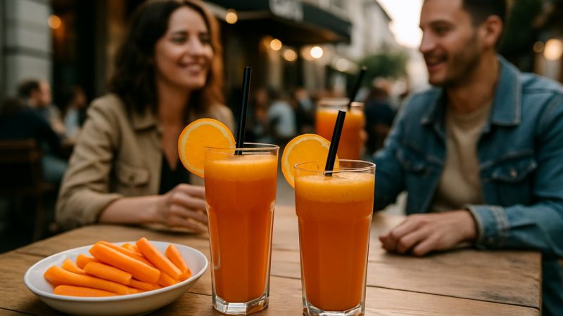 Jus de carottes et orange à l&rsquo;apéritif : la combinaison qui mérite vraiment sa place sur la table
