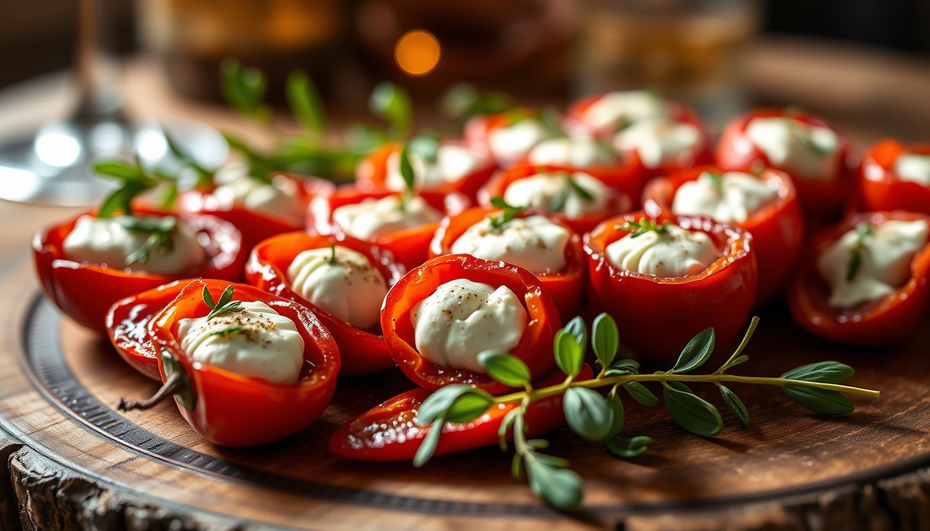 Ces piquillos fondants au chèvre frais mettent tout le monde d’accord à l’heure de l’apéro
