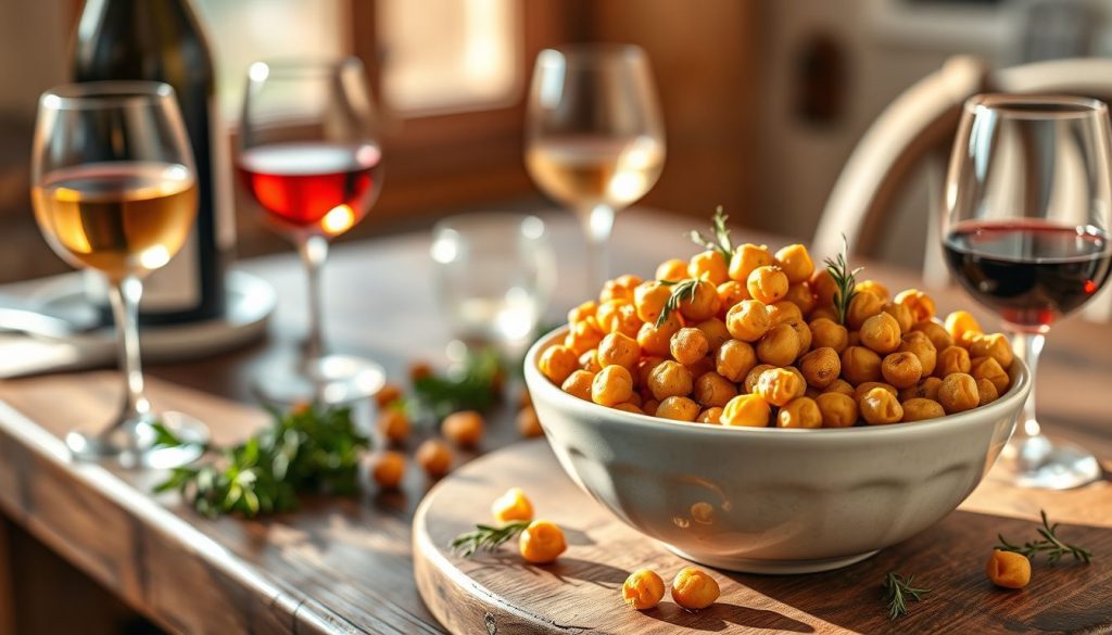 Pois chiches rôtis à l'apéro : la collation croustillante qui change tout