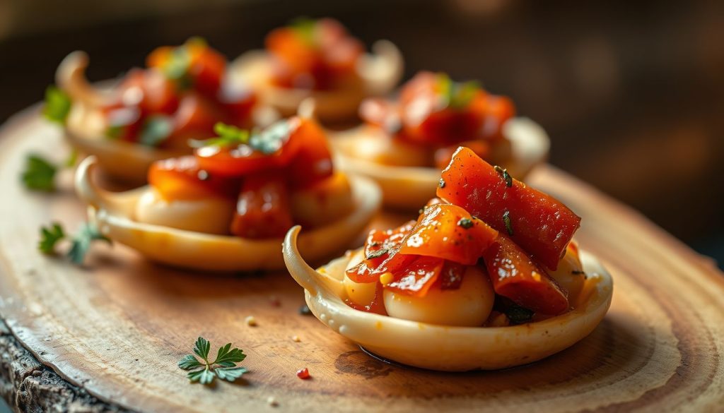 Supions confits au chorizo : la bouchée apéritive qui fait l'unanimité