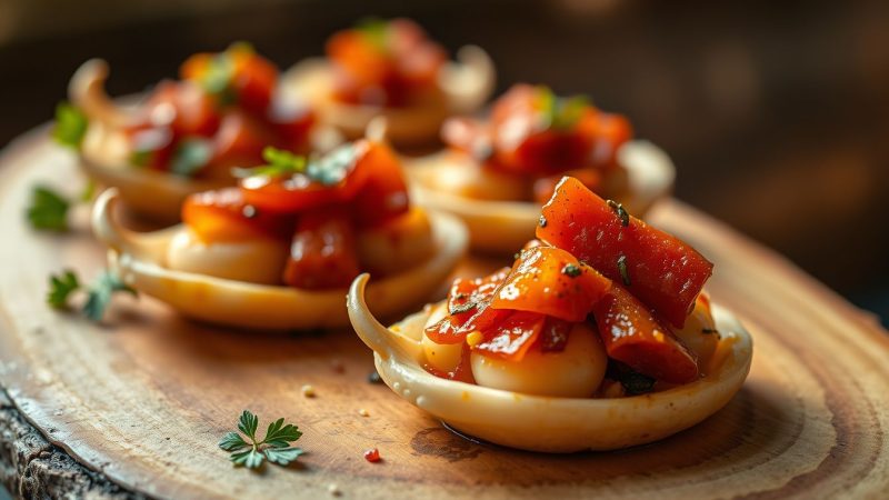 Supions confits au chorizo : la bouchée apéritive qui fait l’unanimité
