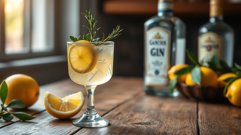 Avec du gin et du citron jaune, réalisez ce cocktail ultra-frais qui fait toujours son petit effet