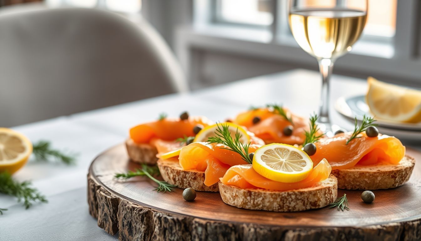 Toasts au saumon fumé : la recette pour un apéritif élégant et frais